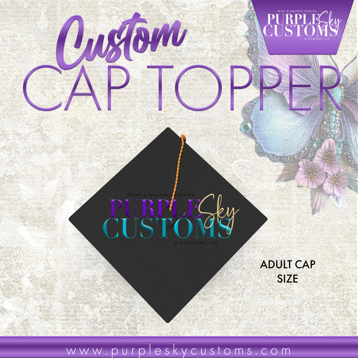 Custom Graduation Cap Topper